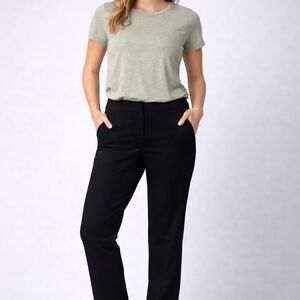 INC International Concepts Black Straight Leg Pants